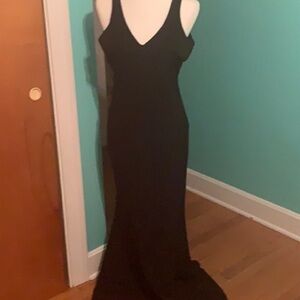 Elegant Black Evening Gown